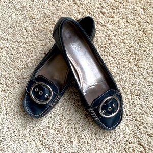 Coach leather flats